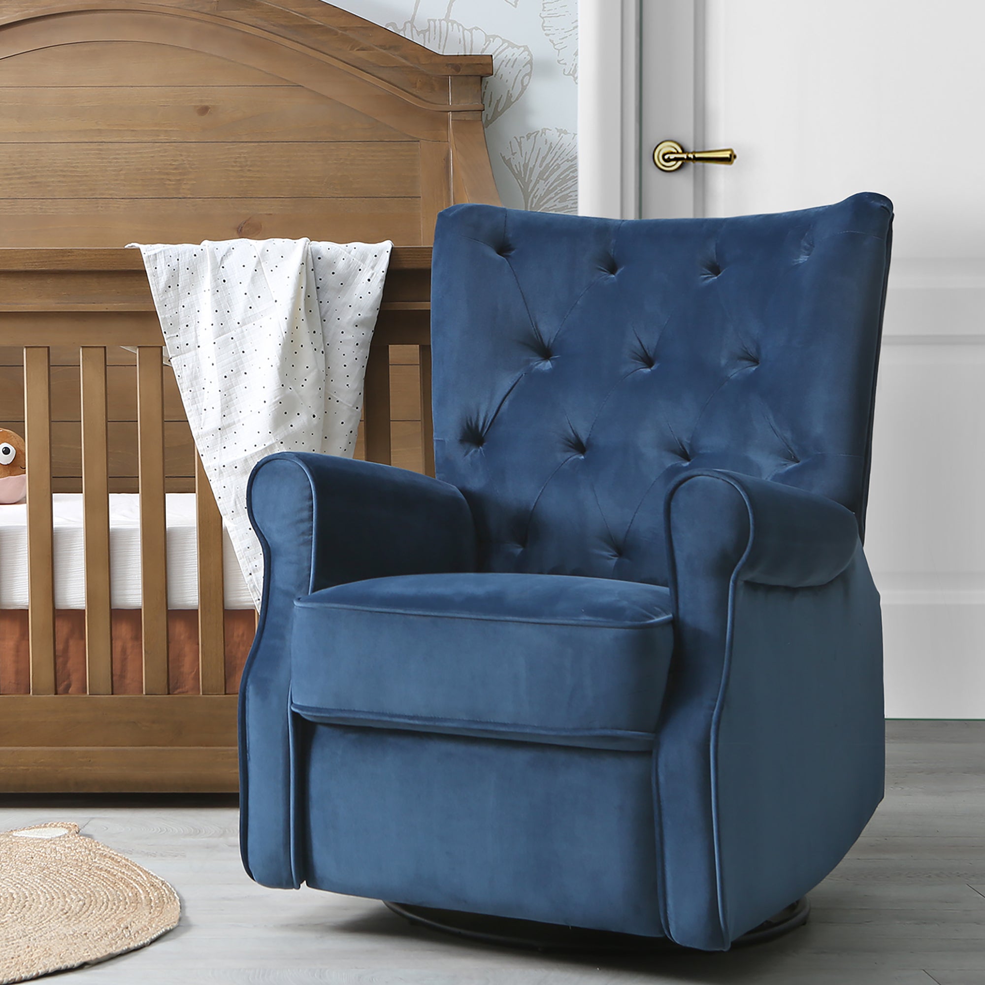 Alice Wingback Swivel Recliner