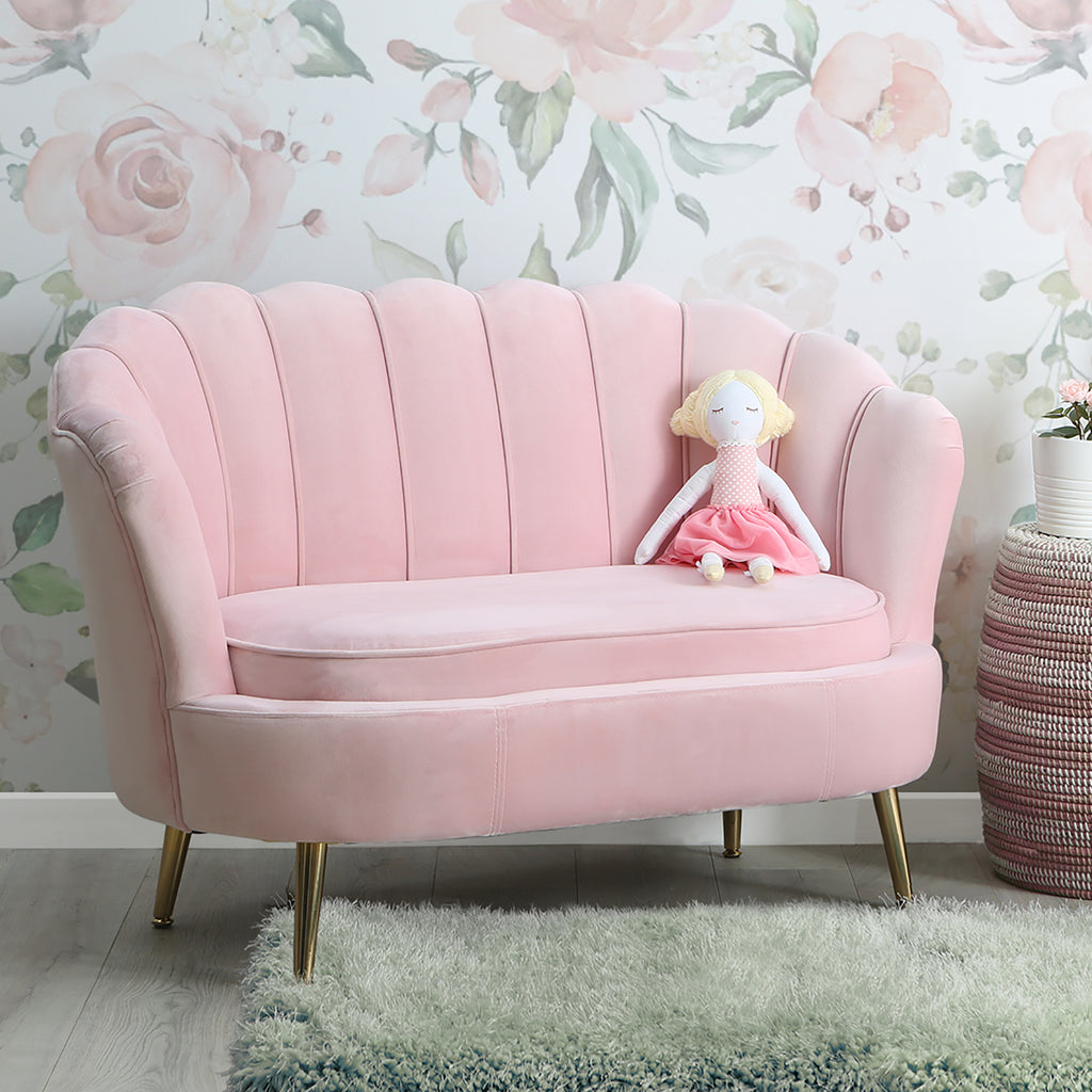 Sea Shell Back Couch Alana Seashell Sofa – Second Story Home