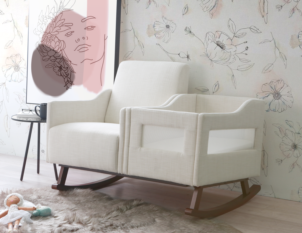 Rocking chair bassinet hot sale combo